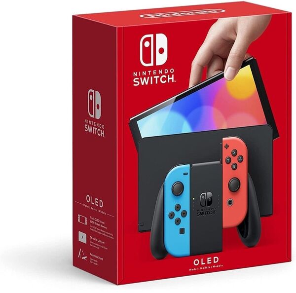 【新品未開封】Nintendo Switch(有機ELモデル) Joy-Con(L) ネオンブルー/(R) ネオンレッド