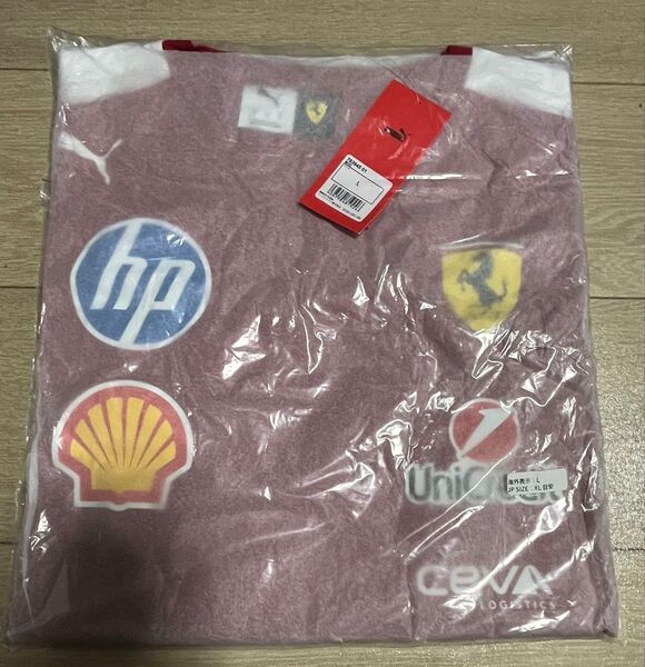 PUMA フェラーリ 2025 SCUDERIA レプリカ Tシャツ サイズL