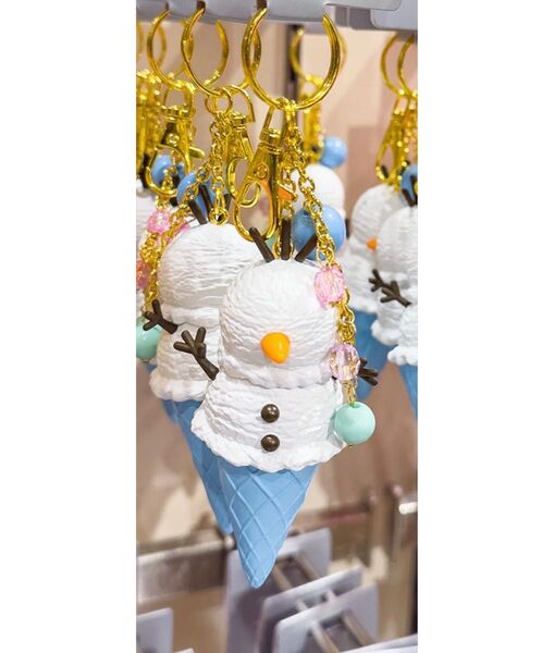 ディズニー オラフ アイスクリーム キーチェーン