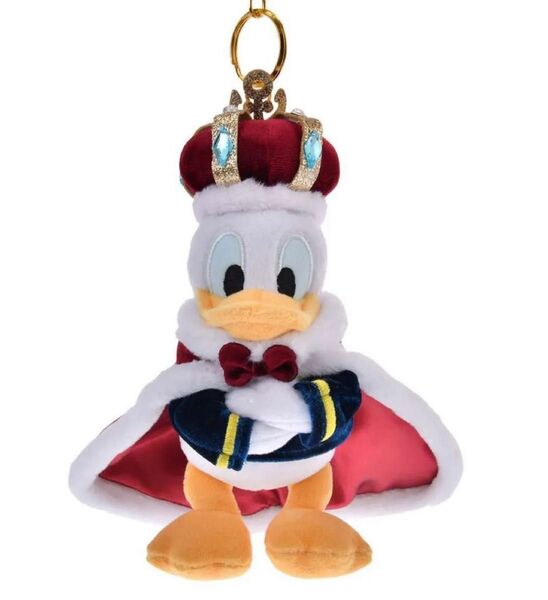 ドナルド ぬいぐるみ キーホルダー DONALD THE KING BIRTHDAY