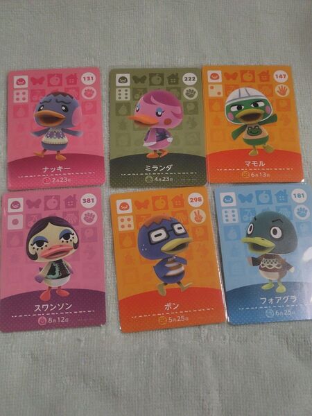 どうぶつの森 amiiboカード アヒルセット