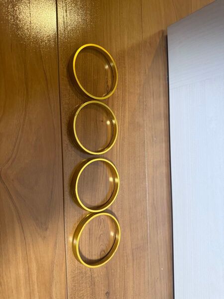GAsupply ハブリング(HUB CENTRIC RING) 内径67mm→外径73mm 高さ約10mm アルミ製 4個セット