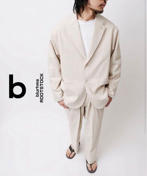 【新品未使用】blurhms Cotton Linen Work Jacket ブラームス コットンリネン ジャケット メンズ