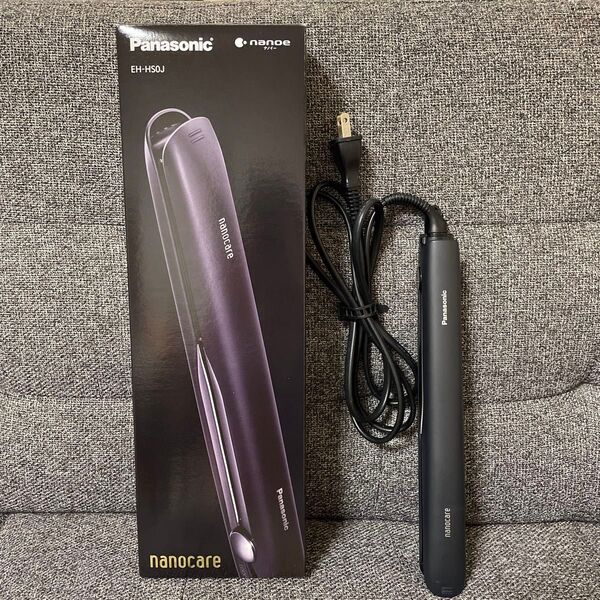 【パナソニック】ストレートアイロン ナノケア 黒 EH-HS0J-K Panasonic ブラック 黒