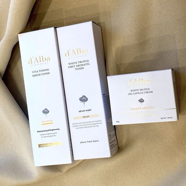 dalba ダルバ ビタトーニングセラム トナー ホワイトトリュフ ファーストアロマチック トナー オイル カプセル クリーム