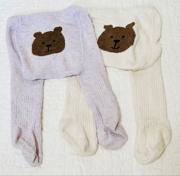 くまさんタイツ ブラナンベア gap babygap 赤ちゃん ベビー 0-12months くまけつ くま顔 おしりくま