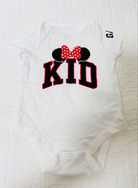 GAP ミニーマウスロンパース 60cm KID ディズニー ベビー 半袖 新生児 出産準備 ベビー服 赤ちゃん 子供服