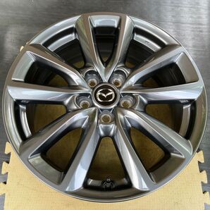 新車外し マツダ3ファストバック 純正ホイール1本 グレーメタリック塗装 18インチ7J+45 PCD114.3-5H A3