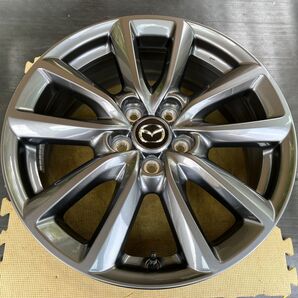 新車外し マツダ3ファストバック 純正ホイール1本 グレーメタリック塗装 18インチ7J+45 PCD114.3-5H A4