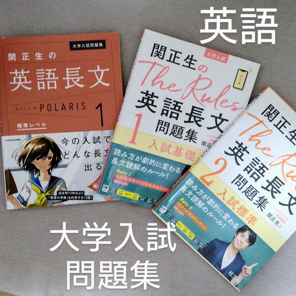 関正生★The Rulesルール★POLARISポラリス★英語長文問題集★大学入試★基礎★標準