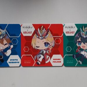 シンカリオン チェンジザワールド コースター 大成タイセイ 九頭竜リョータ フォールデンアカネ ラウンドワン