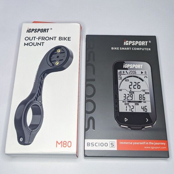新品 サイクルコンピューター 専用マウントセット■iGPSPORT BSC100S 充電式GPSサイコン