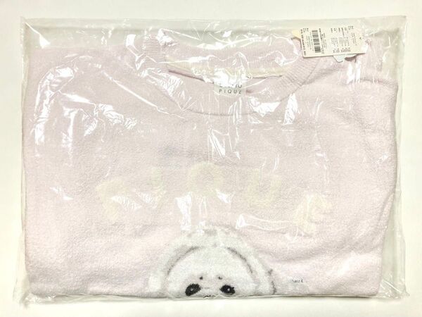 新品 ジェラートピケ あざらしジャガードプルオーバー&ショートパンツセット gelato pique