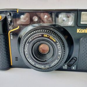 【ジャンク】KONICA MR-70 TELE/WIDE パワーシューター コンパクトフィルムカメラ