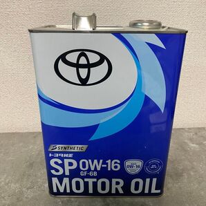 TOYOTA純正モーターオイル SP 0W-16 4L 08880-13105