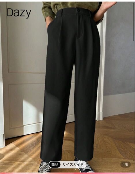 SHEIN ブラック ワイドパンツ【S size】