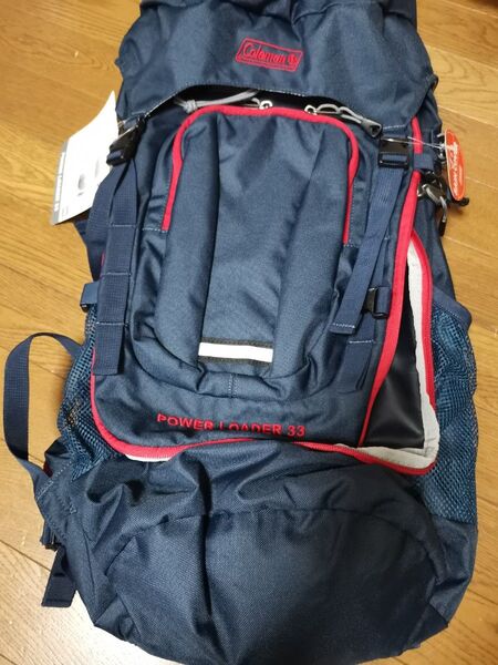 Coleman パワーローダー33 新品 登山バック ネービー