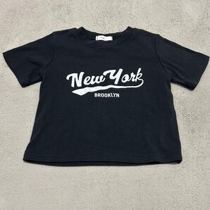 New York ロゴTシャツ ブラック