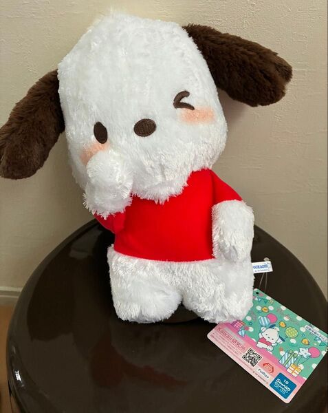 新品未使用★お値下げ不可★ サンリオ ポチャッコ かまってたっち BIGぬいぐるみ 約28cm
