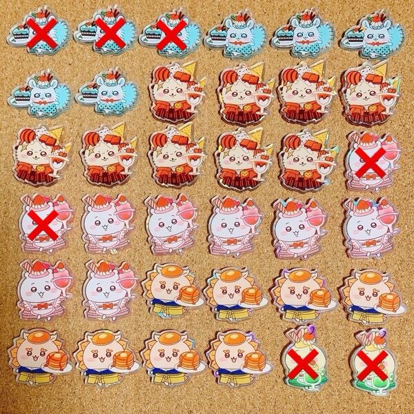 アクリルパーツ 4cm ☆☆☆