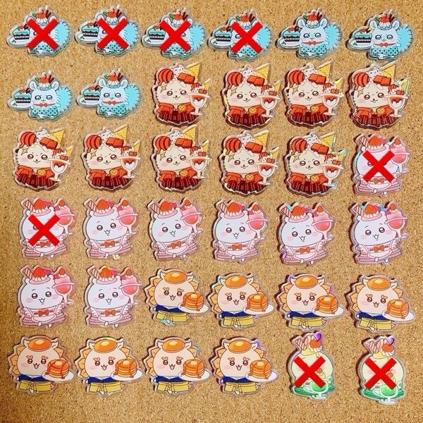 アクリルパーツ 4cm ☆☆☆