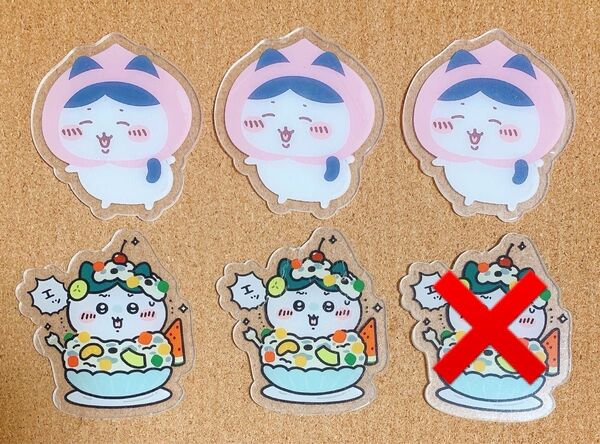 アクリルパーツ 8cm