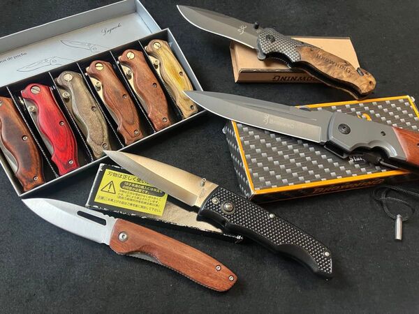 BROWNING 2本 フォールディング 8本 10本まとめ売り スパイダルコ cold steel