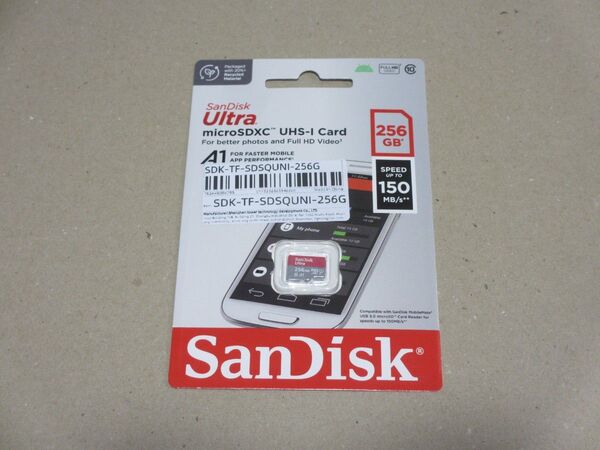 マイクロSDカード microSD 256GB サンディスク SanDisk Ultra