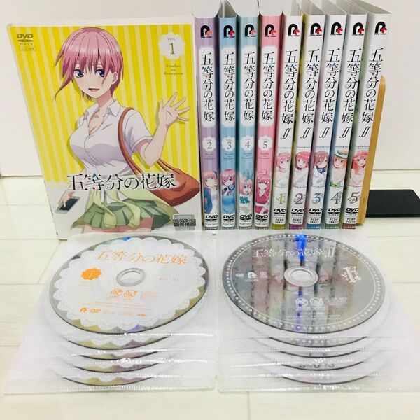 五等分の花嫁 DVD 全巻 1期+2期 全10巻 (5+5)