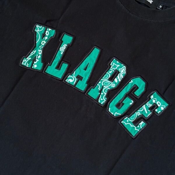 XLARGE エクストララージ BANDANA LOGO TEE ブラック M