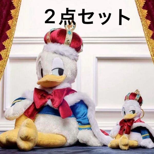 ディズニーストア ドナルド バースデー ぬいぐるみ ぬいぐるみキーチェーンセット