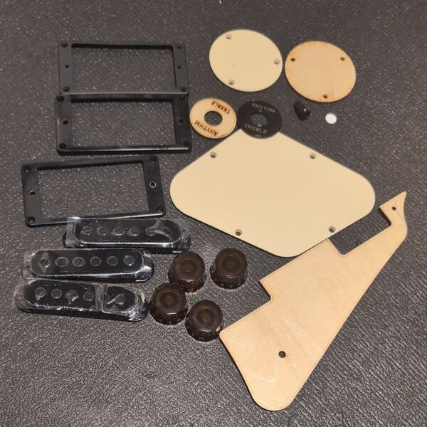 レスポール用木製パーツ、その他セット