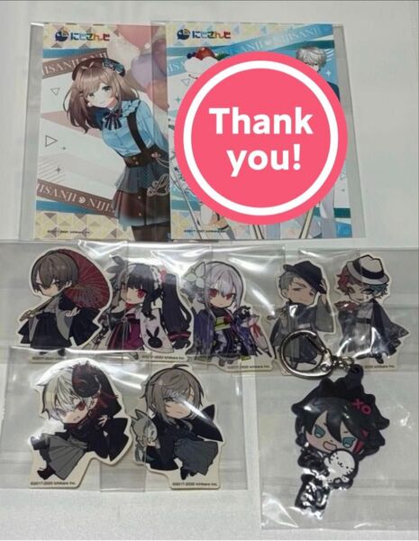 にじさんじ ブロマイド ステッカー ラバーストラップ バラ売り