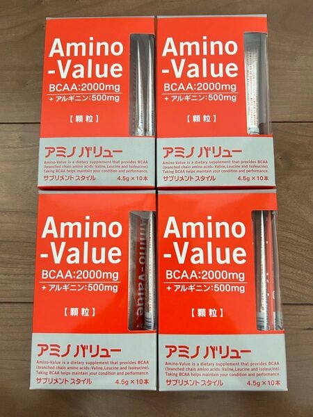 大塚製薬 アミノバリュー サプリメントスタイル 4.5g×10袋 4箱セット