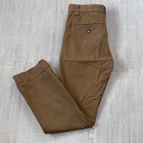 NO ID. Sサイズ メンズ ストレッチ コットンパンツ キャメル