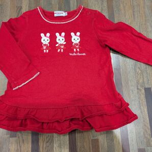 ミキハウス 90cm 長袖Tシャツ