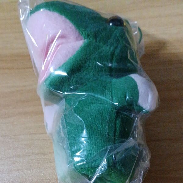 カエルくん パペットマペット フィンガーパペット ぬいぐるみ キーホルダー マスコット 緑