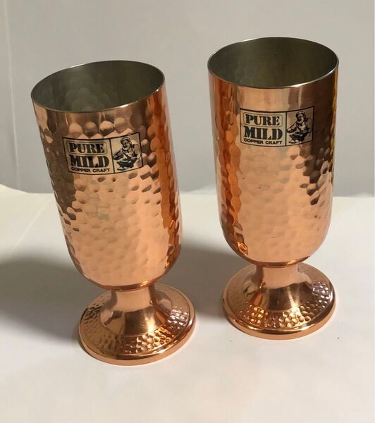 銅製タンブラー 2個セット PURE MILD COPPER CRAFT