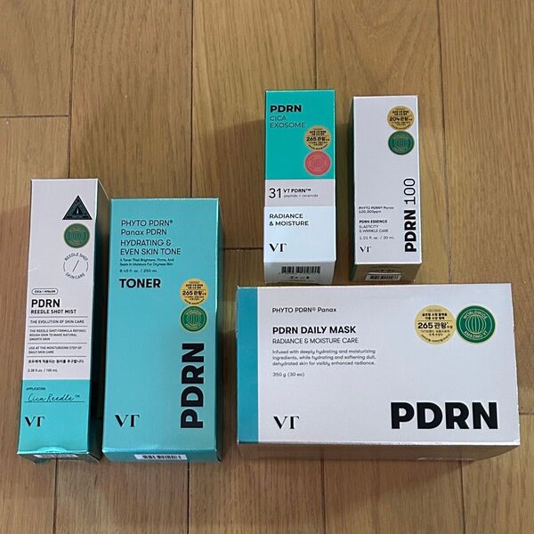 VT PDRN トナー リードルショットミスト エッセンス アンプル デイリーマスク 5点セット