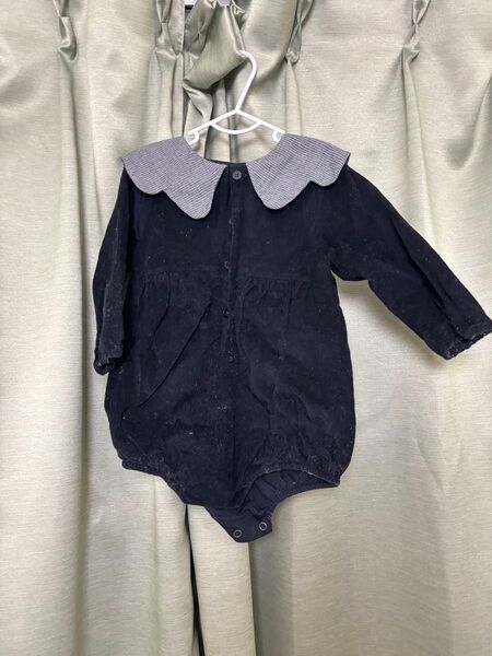 maison marelle モンラパン コラボ ロンパース ベビー服 24m コーデュロイ