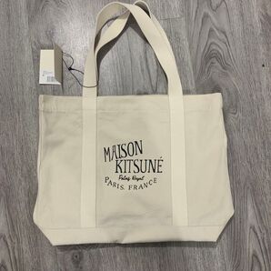 MAISON KITSUNE (メゾンキツネ) トートバッグ キャンバス ショルダーバッグ