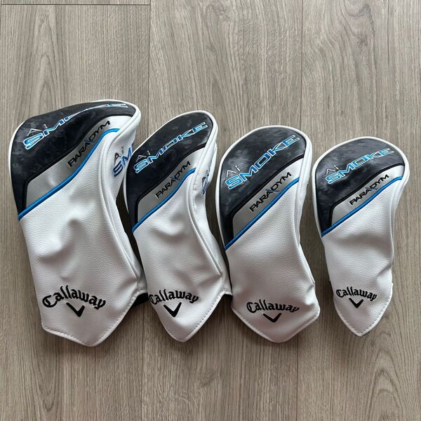Callaway キャロウェイ ヘッドカバー 4点セット Ai SMOKE ドライバー/ウッド 防水仕様 変換ダグ付き