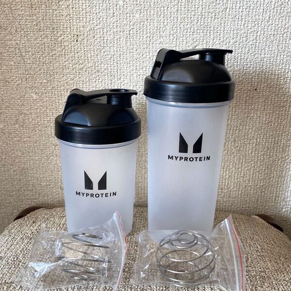 マイプロテイン 黒シェイカー×2本(400ml&600ml)