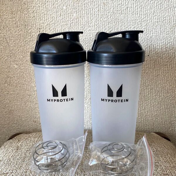 マイプロテイン 黒シェイカー 600ml×2本