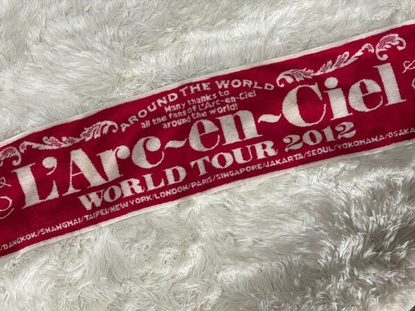 L'Arc〜en〜Ciel WORLD TOUR 2012 マフラータオル
