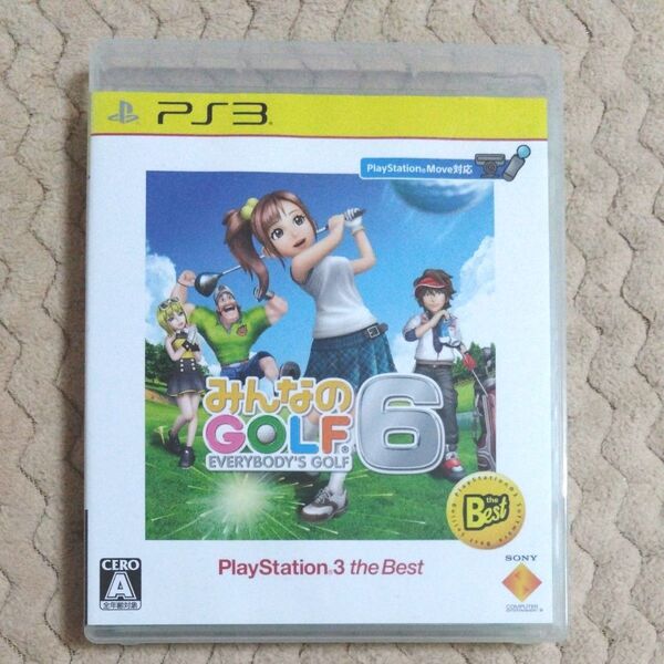 PS3 みんなのGOLF6 プレイステーション ソフト