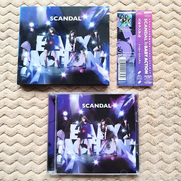 SCANDAL BABY ACTION CD+DVD 初回生産限定盤 スキャンダル ベイビー アクション 帯付