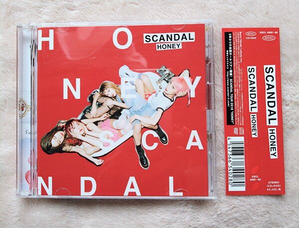 SCANDAL HONEY CD+DVD スキャンダル ハニー 帯付