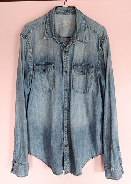 GAP 1969 デニムシャツ Lサイズ メンズ
