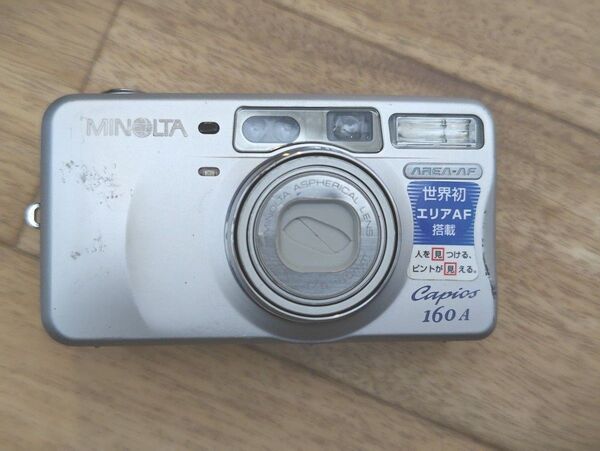 【ジャンク】MINOLTA ミノルタ Capios 160A コンパクトフィルムカメラ ズーム